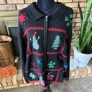 Holiday Lodge By Northcrest Christmas Sweater Women's Size 2X